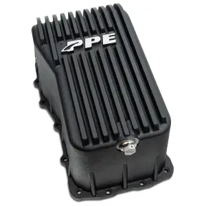 214053820 | PPE Performance Heavy-Duty Cast Aluminum Engine Oil Pan Black Finish (2007-2011 Wrangler JL 3.8L )