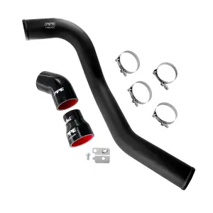 Pacific Performance Engineering - 115022020 | Hot Side Intercooler Charge Pipe Black Finish (2004-2010 Silverado 2500 HD, 3500 HD 6.6L td) - Image 2