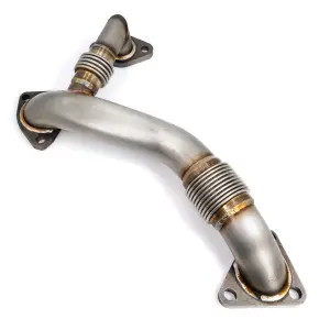 116119100 | PPE Performance Replacement Up-Pipe (Passenger Side) for PPE Exhaust Manifold (2002-2004 Silverado, Sierra 2500 HD, 3500 HD 6.6L td CA)