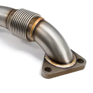 Pacific Performance Engineering - 116119400 | PPE Performance Replacement Up-Pipe (Passenger Side) for PPE Exhaust Manifold (2007.5-2010 Silverado, Sierra 2500 HD, 3500 HD 6.6L td) - Image 4