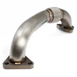 116120005 | PPE Performance Replacement Up-Pipe (Driver Side) for OEM Exhaust Manifold (2001-2016 Silverado, Sierra 2500 HD, 3500 HD 6.6L td)