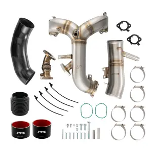 Pacific Performance Engineering - 315053510 | PPE Performance Zilla Intake Manifold and Turbo Inlet Kit For Ford 6.7L Power Stroke | Brushed Finish - Image 1