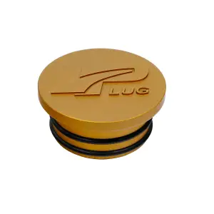 115010124 | PPE Performance Turbo Resonator Delete Plug Gold Finish (2004.5-2010 Silverado, Sierra 2500 HD, 3500 HD 6.6L td, LLY, LBZ, LMM)