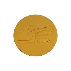 Pacific Performance Engineering - 115010124 | PPE Performance Turbo Resonator Delete Plug Gold Finish (2004.5-2010 Silverado, Sierra 2500 HD, 3500 HD 6.6L td, LLY, LBZ, LMM) - Image 2