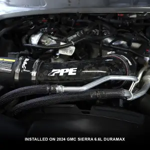 Pacific Performance Engineering - 115020170 | PPE Performance Zilla Turbo Inlet Tube Forged Carbon Fiber (2020-2026 Silverado, Sierra 2500 HD, 3500 HD 6.6L td) - Image 7