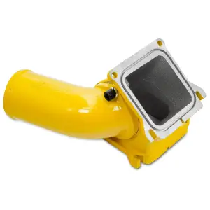 115053554 | PPE Performance Race High-Flow 3 inch Intake Bridge Manifold Yellow Finish (2006-2010 Silverado, Sierra 2500 HD, 3500 HD 6.6L td)