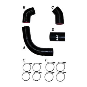 Pacific Performance Engineering - 115910204 | PPE Performance Intercooler Piping Silicone Hose Kit (2002-2004 Silverado, Sierra 2500 HD, 3500 HD 6.6L td, LB7) - Image 2