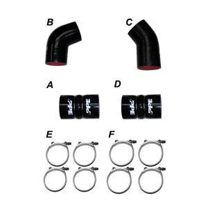 Pacific Performance Engineering - 115910405 | PPE Performance  Intercooler Piping Silicone Hose Kit (2004.5-2005 Silverado, Sierra 2500 HD, 3500 HD 6.6L td, LLY) - Image 1
