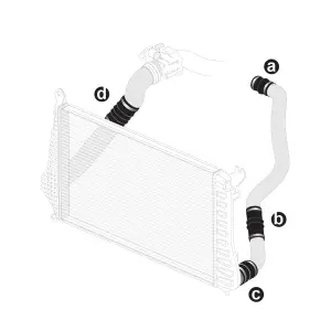 Pacific Performance Engineering - 115911114 | PPE Performance Intercooler Piping Silicone Hose Kit (2011-2016 Silverado, Sierra 2500 HD, 3500 HD 6.6L td, LML) - Image 3