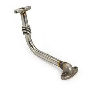 116005054 | PPE Performance 304 Stainless Steel Oil Return Pipe for Aftermarket Turbo Short (2001-2010 Silverado, Sierra 2500 HD, 3500 HD 6.6L td)