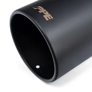 Pacific Performance Engineering - 117021520 | PPE Performance 304 Stainless Steel Slip-On Exhaust Tip Black Finish (2015-2025 Silverado, Sierra 2500 HD, 3500 HD 6.6L td) - Image 3