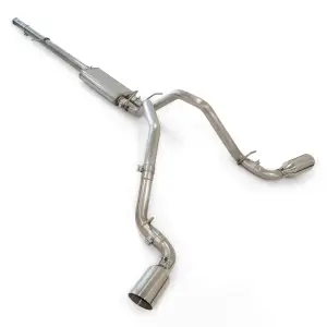 Pacific Performance Engineering - 117030030 | PPE Performance Cat-Back Exhaust System Dual Exit Raw Tubes, Polished Tips (2009-2013 Silverado, Sierra 1500 V8-4.8L, 5.3L) - Image 2