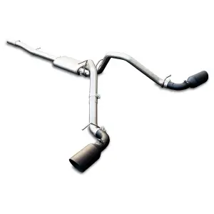 Pacific Performance Engineering - 117040020 | PPE Performance Cat-Back Exhaust System Dual Exit Raw Tubes, Black Ceramic Coated Tips (2014-2019 Silverado, Sierra 1500 V8-5.3L) - Image 2