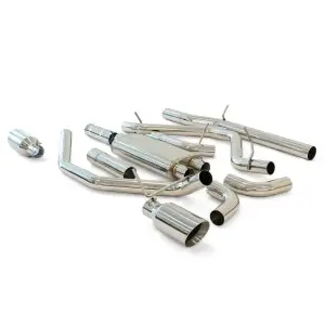 Pacific Performance Engineering - 117043030 | PPE Performance Cat-Back Exhaust System Dual Exit Polished Tubes, Polished Tip (2014-2019 Silverado, Sierra 1500 V8-5.3L) - Image 2