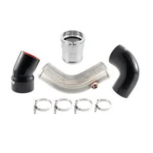 315025000 | PPE Performance Cold Side Intercooler Charge Pipe Kit Raw Finish (2017–2025 F250, F350 Super Duty 6.7L Power Stroke)