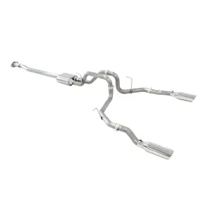 317030030 | PPE Performance Cat-Back Exhaust System Dual Exit Raw Tubes, Polished Tips (2009-2014 F150 V8-4.6L, 5.0L, 5.4L)