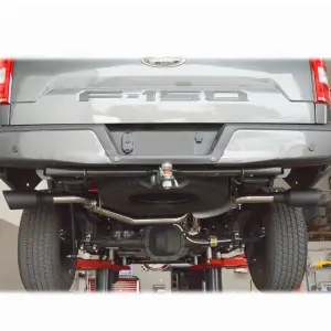 Pacific Performance Engineering - 317040020 | PPE Performance Cat-Back Exhaust System Dual Exit Raw Tubes, Black Ceramic Coated Tips (2015-2020 F150 V6-2.7L, 3.5L Twin Turbo, V8-5.0L) - Image 4