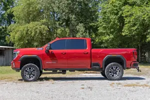 Rough Country - 111055 | Rough Country 5 Inch Lift Kit Chevrolet Silverado / GMC Sierra 2500 HD & 3500 HD 4WD | With Factory Rear Overload Springs, Vertex Reservoir Shocks - Image 5