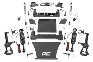 110057 | Rough Country 6 Inch Lift Kit For Chevrolet Silverado 1500 | 5.3L V8 or 6.2L V8, Factory Rear Multi Leaf Spring, Vertex Coilovers With V2 Rear Shocks
