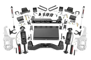 49957 | Rough Country 6 Inch Lift Kit For Ford F-150 4WD | Vertex Coilovers With V2 Rear Shocks