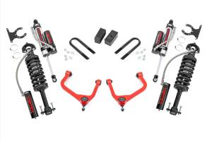Rough Country - 28850RED | Rough Country 3.5 Inch Lift Kit With Red Control Arms Vertex Coilovers / Vertex Rear Shocks (2019-2025 Sierra 1500 2WD/4WD | Mono Leaf Spring) - Image 8
