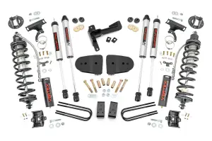 43657 | Rough Country 3 Inch Coilover Conversion Lift Kit For Ford F-250 Super Duty 4WD | Diesel Engine