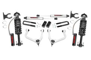 22657 | Rough Country 3.5 Inch Lift Kit With Aluminum Control Arms Vertex Coilovers / V2 Rear Shocks (2019-2025 Sierra 1500 2WD/4WD | Multi Leaf Springs)