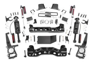 57650 | Rough Country 6 Inch Lift Kit Ford F-150 4WD | Vertex Coilovers With Vertex Shocks