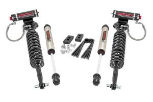 58657 | Rough Country 2 Inch Lift Kit For Ford F-150 4WD | Vertex Coilovers, V2 Monotube Shocks