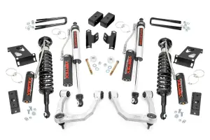 74250 | Rough Country 3.5 Inch Lift Kit With Upper Control Arms For Toyota Tacoma 2/4WD | 2005-2023 | Front Vertex Adjustable Coilovers, Rear Vertex Adjustable Shocks