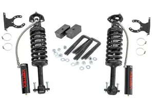 1320V | Rough Country 2.5 Inch Leveling Lift Kit With Vertex Struts For Chevrolet Silverado / GMC Sierra | 2077-2018