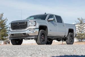 Rough Country - 12457 | Rough Country 3.5 Inch Lift Kit For Chevrolet Silverado / GM Sierra 1500 4WD | Lower Arm Type Stock Cast Steel, Vertex Coilovers With V2 Rear Shocks - Image 2