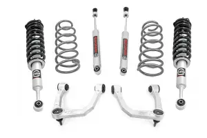 76632 | Rough Country 3 Inch Lift Kit For Toyota 4Runner | Aluminum Finish Arm, N3 Strut With N3 Rear Shocks