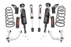 76658 | Rough Country 3 Inch Lift Kit For Toyota 4Runner | Aluminum Finish Arm, Vertex Coilovers With V2 Rear Shocks