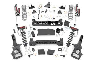 33450 |  Rough Country 6 Inch Suspension Lift Kit For Ram 1500 | 2019-2024 | Without 22" Wheels, Front Vertex Coilovers, Rear Vertex Shocks & Variable Rated Coils