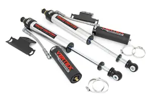 699010 | Rough Country Vertex 2.5 Reservoir Rear Shocks, 3 Inch For Toyota Tacoma 2WD/4WD