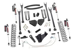 58850 | Rough Country 6 Inch Lift Kit For Ford F-250/F-350 Super Duty 4WD | Gas Engine, Vertex Reservoir Shocks