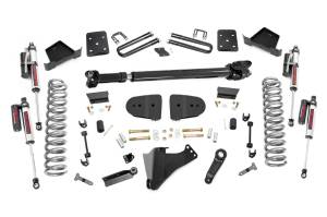 50651 | Rough Country 4.5 Inch Lift Kit For Ford F-250/F-350 Super Duty 4WD | 4 Inch Axle Diameter, Vertex Reservoir Shocks, Includes Front Driveshaft