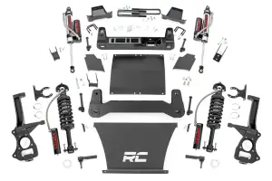 27550 | Rough Country 4 Inch Lift Kit Vertex Coilovers / Vertex Rear Shocks (2019-2025 Silverado, Sierra 1500 AT4 / Trail Boss 4WD | 4.3L, 5.3L, 6.2L Gas Engine)
