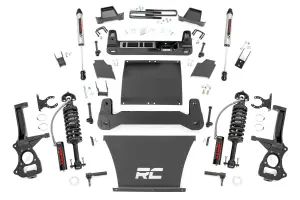 21757 | Rough Country 6 Inch Lift Kit Vertex Coilovers / V2 Rear Shocks (2019-2024 Silverado 1500 | 4.3L, 5.3L, 6.2L Gas Engine | Multi-Leaf Spring)