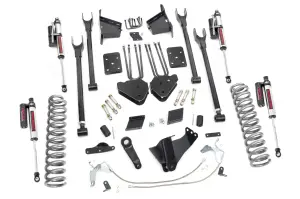 56550 | 6 Inch Ford Suspension Lift Kit w/ Vertex Reservoir Shocks (Diesel Engine | With Overloads)