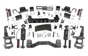 55750 | 6 Inch Ford Suspension Lift Kit w/ Vertex Coilovers, Vertex Resevoir Shocks