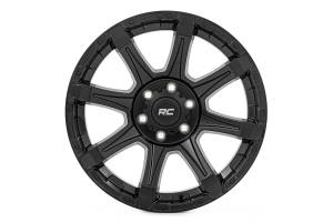 81202412A | Rough Country 81 Series Wheel | One-Piece / Semi Gloss Black / 20x10 / 6x5.5 / -25mm