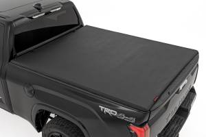 41419660A | Rough Country Soft Tri-Fold Bed Cover Toyota Tundra 2WD/4WD | 6'7" Bed