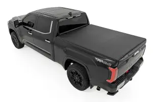 Rough Country - 41419660A | Rough Country Soft Tri-Fold Bed Cover Toyota Tundra 2WD/4WD | 6'7" Bed - Image 2