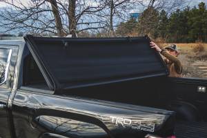 Rough Country - 41419660A | Rough Country Soft Tri-Fold Bed Cover Toyota Tundra 2WD/4WD | 6'7" Bed - Image 9
