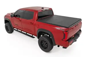 Rough Country - 41419560A | Rough Country Soft Tri-Fold Bed Cover Toyota Tundra 2WD/4WD | 5'7" Bed - Image 4