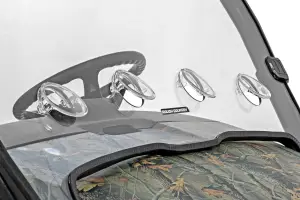 Rough Country - 98222270 | Rough Country Vented Full Windshield, Scratch Resistant For John Deere Gator XUV 625/Gator XUV 850 - Image 4