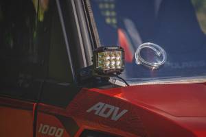 Rough Country - 93303 | Rough Country LED Cube Light Kit Forward Facing For Polaris XPEDITION ADV 5/XPEDITION XP 5 | Black Series With Amber DRL Lights - Image 7