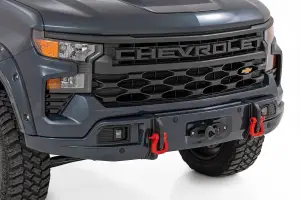 Rough Country - 13006-G6M | Rough Country FXS Front Bumper For Chevrolet Silverado 1500 2WD/4WD | G6M, Dark Ash Paint Code, Winch Mount Only - Image 3